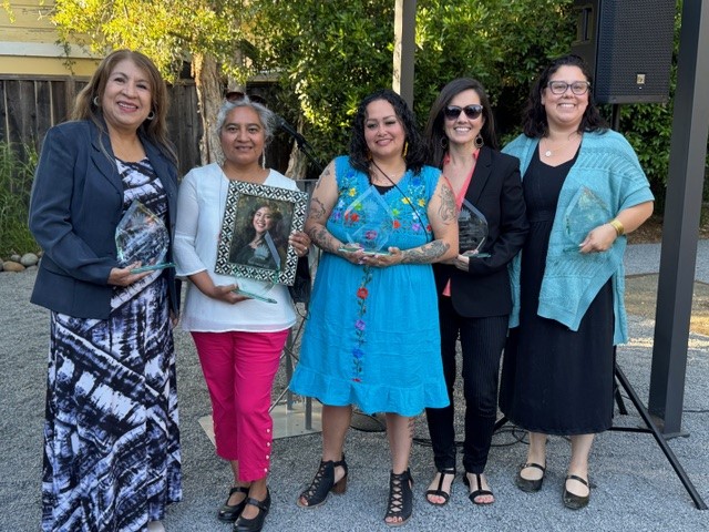 Group of the 5 recipients of the 2025 Spirit Award
