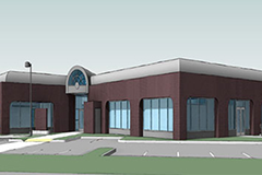 drawing of a building design