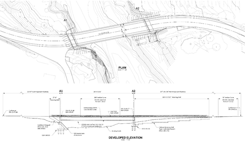 elevation map of Chalk Hill 
