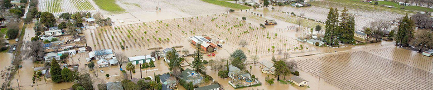 image of Geyserville during a flood